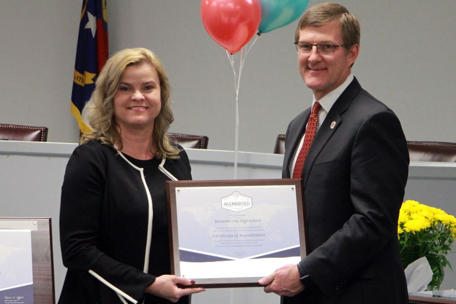 Bessemer City High earns accreditation as a quality school Bessemer City High earns accreditation as a quality school